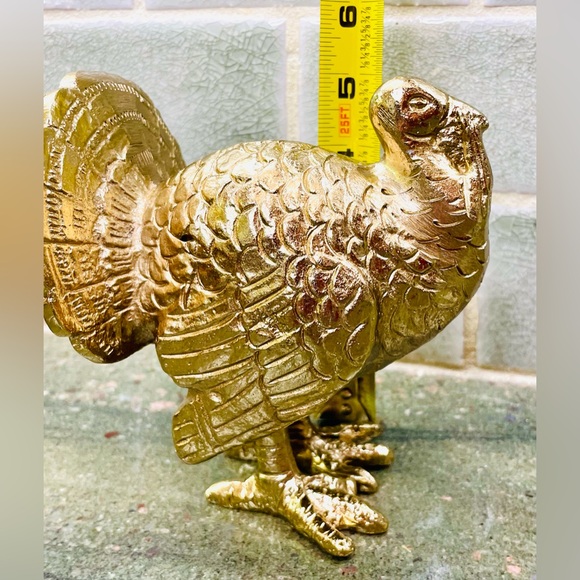 Set of 2 metal turkey figures- Thanksgiving Decor - Picture 5 of 5
